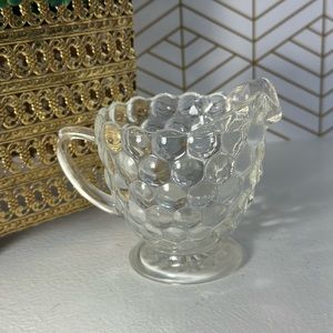 Anchor Hocking Bubble Glass Creamer